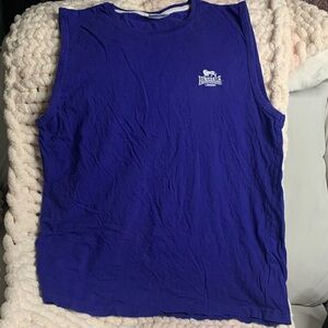 Lonsdale Blue Tank Top